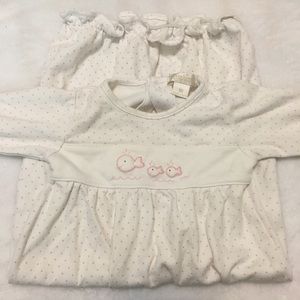 Boutique girls Pink Polka Dot Sleep Gown